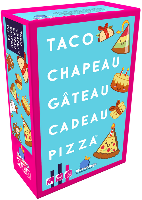 Taco, Chapeau, Gâteau, Cadeau, Pizza (French)
