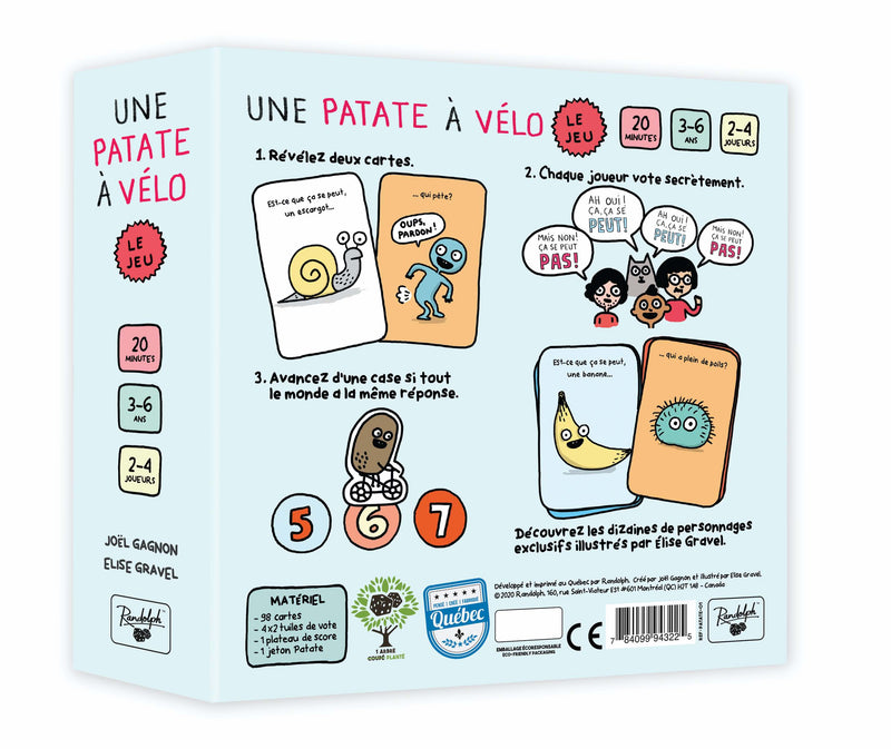 Une Patate à Vélo: Le Jeu (français)