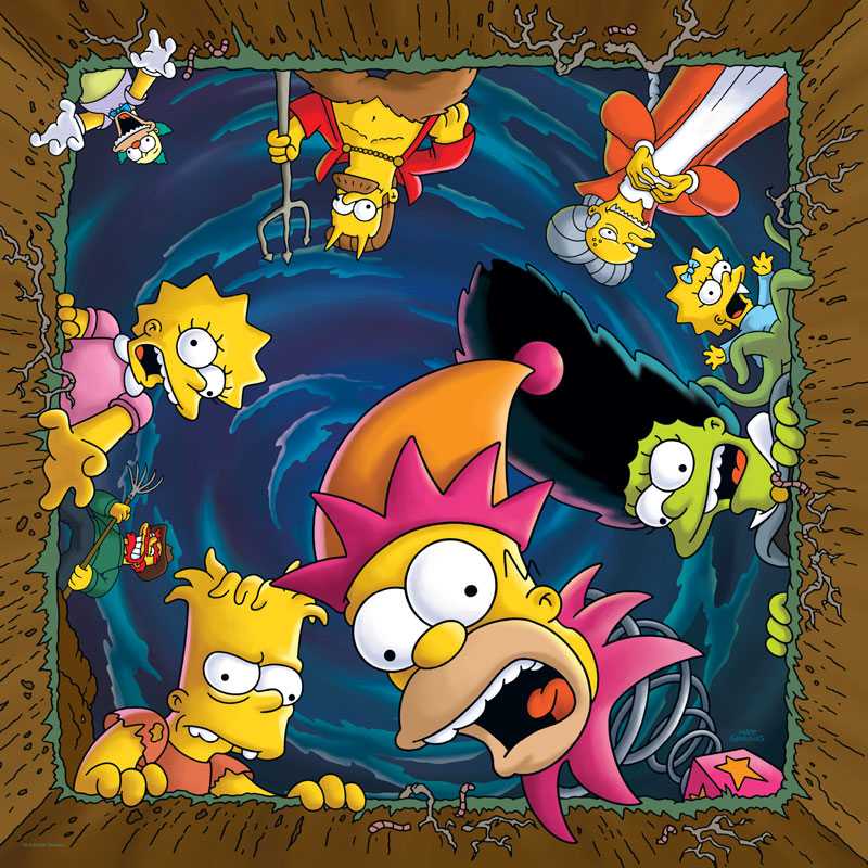 Simpsons Treehouse of Horror "Coffin" (1000 piece)