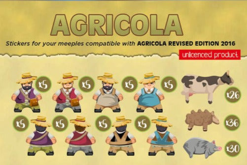 Autocollants: Agricola - Édition 2016
