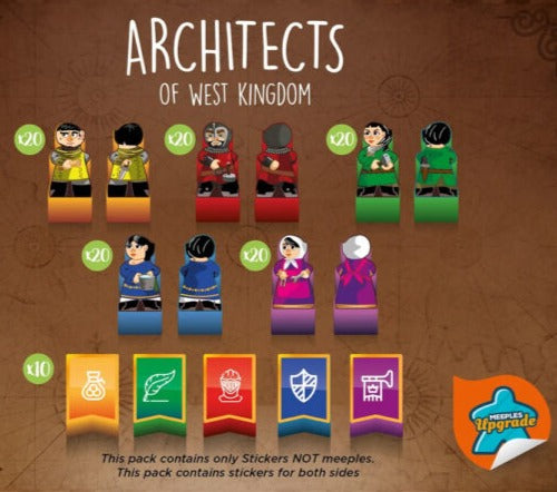 Stickers: Architectes du Royaume de l'Ouest - Jeu de base