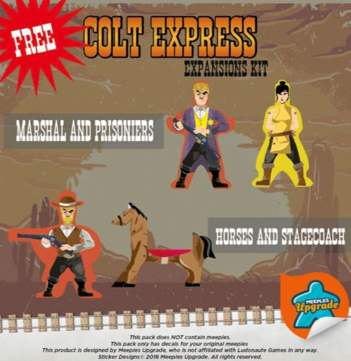 Stickers: Colt Express and Expansion
