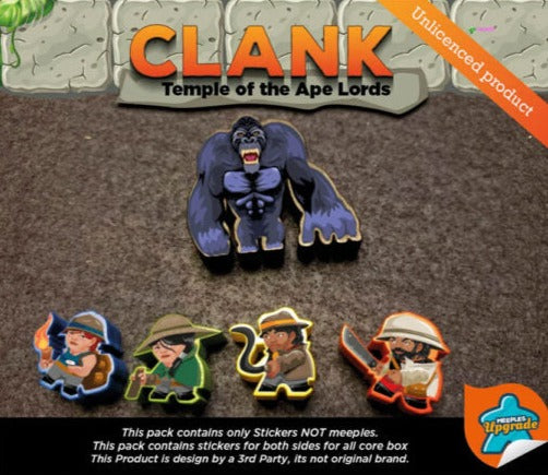 Stickers: Clank! Expéditions - Le Temple du Seigneur Singe
