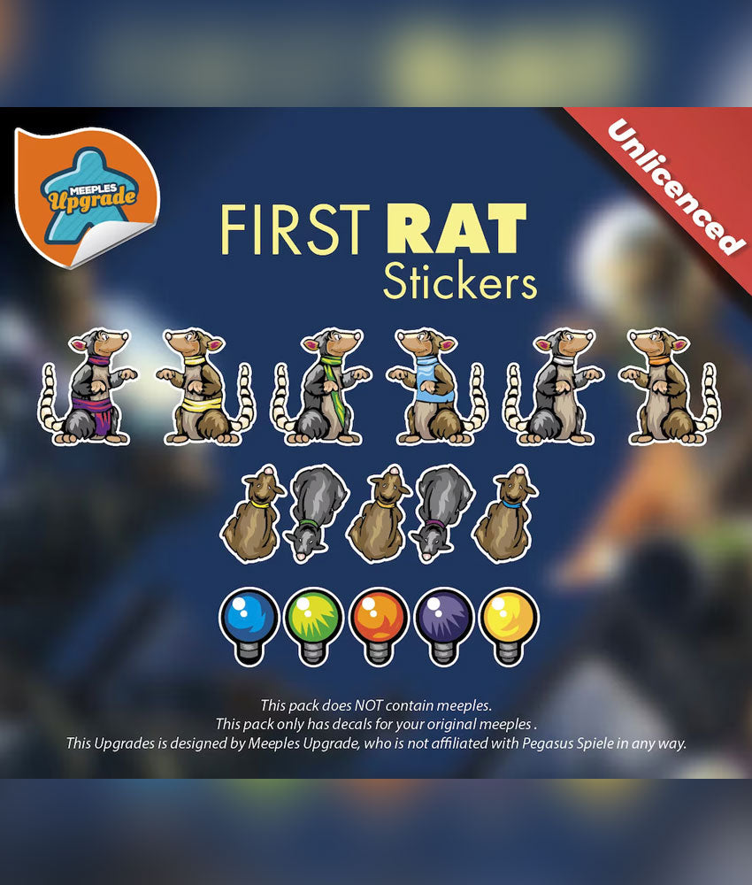 Autocollants: First Rat — La Pioche - Boutique de jeux