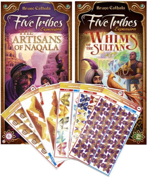 Stickers: Five Tribes Les Artisans de Naqala + Les Caprices du Sultan