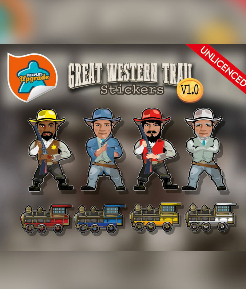 Stickers: Great Western Trail (V1) + Rush to the North