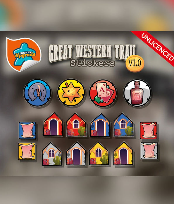 Stickers: Great Western Trail (V1) + Rush to the North