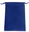 Large royal blue pocket (5 "x 7")