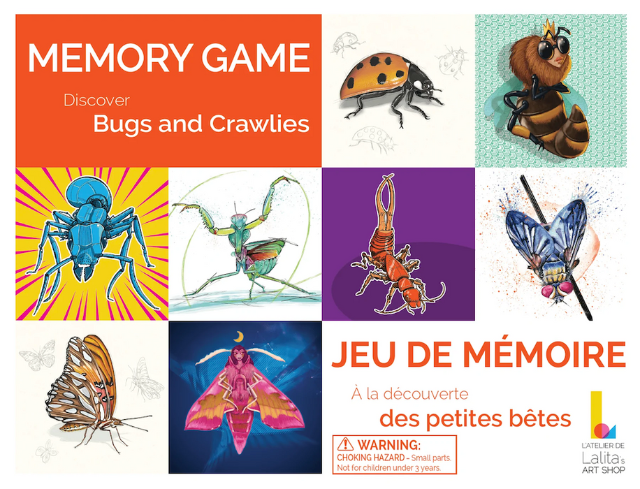 Memory game: Discovering small animals (Multilingual)