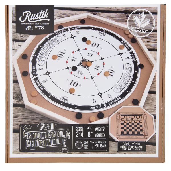 Croquignole Deluxe / Jeu de Dames 2 en 1 (français)