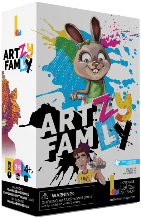 Art-Zy Fam-Ly - Un Jeu des 7 Familles Modernes (Multilingual)