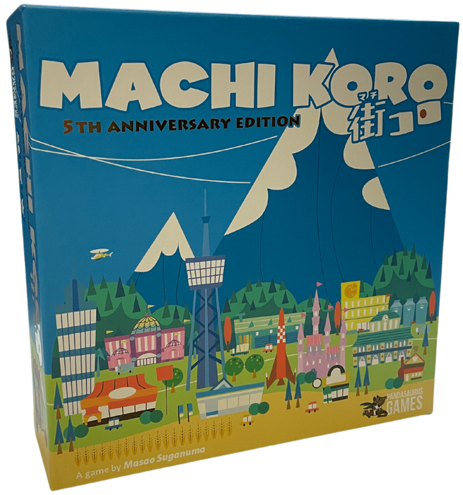 Machi Koro: 5th Anniversary Edition + The Harbor & Milionnaire's Row Expansions (English) - RENTAL