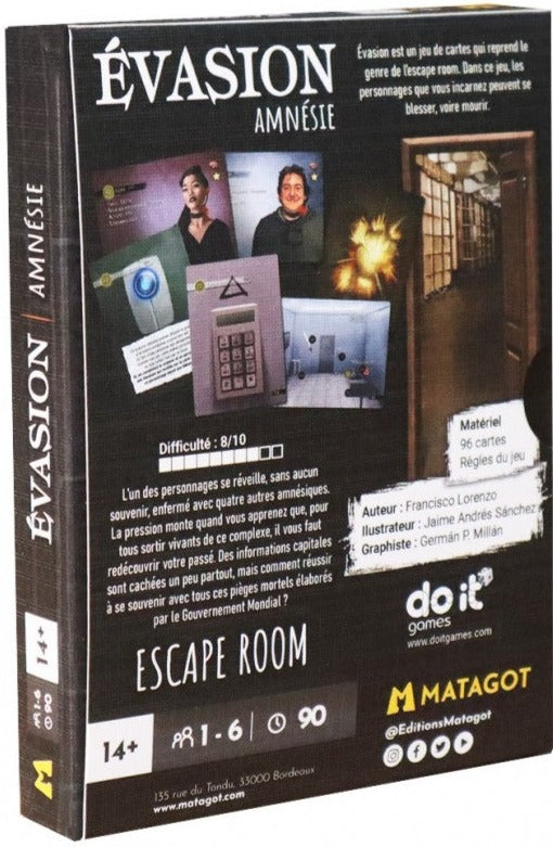 Évasion: Amnésie (French)