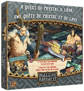 Massive Darkness: A Quest of Crystal & Lava - Tiles Set (Multilingual)