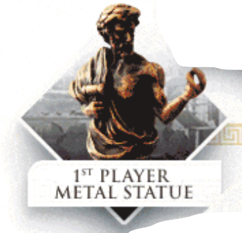 Foundations of Rome: First Player Metal Statue