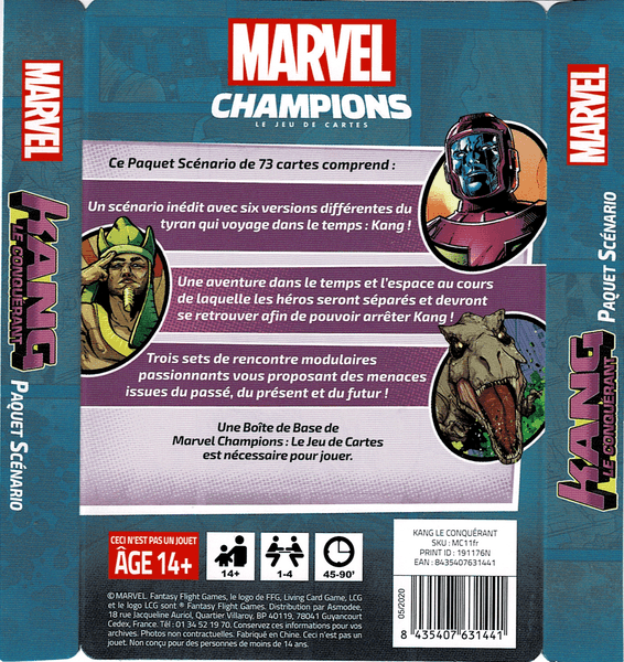 Marvel champions: JCE - Kang le Conquérant (français)