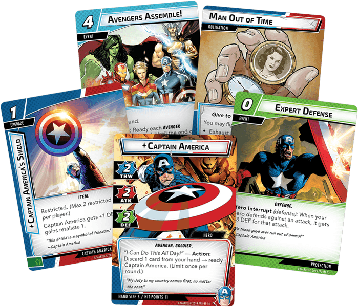 Marvel Champions: LCG - Captain America (English)
