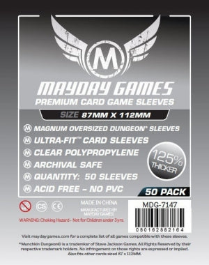 Sleeves "Munchkin Dungeon" 87mm x 112mm Deluxe - Pack of 50
