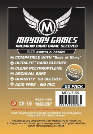 Card protectors "Sils of Glory" 50mm x 75mm - Pack of 50
