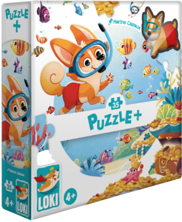 Puzzle +: LOKI fait de la plongée (35 pièces)