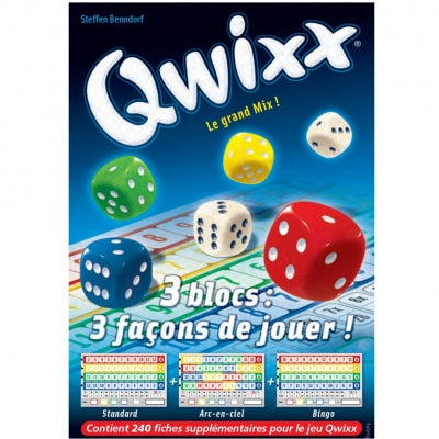 Qwixx Recharge - Le Grand Mix (240 fiches) (français)
