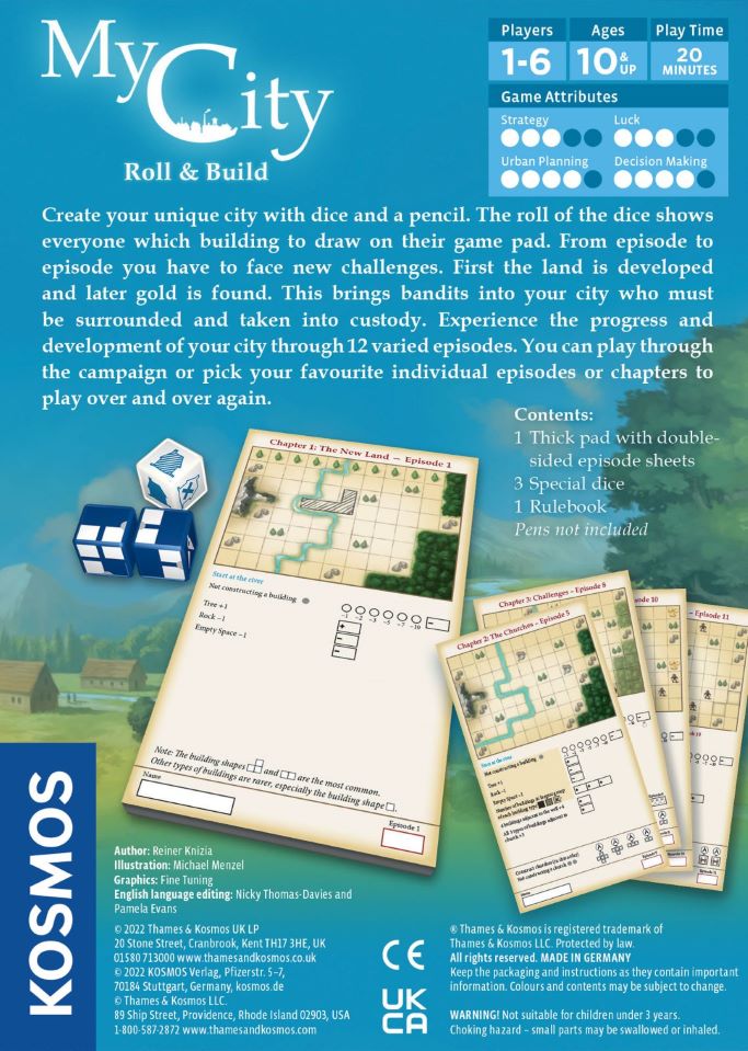 My City: Roll and Build (English)