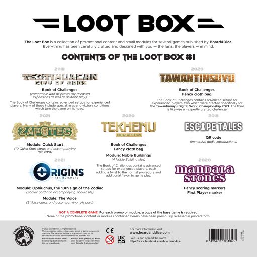 Board & Dice: Loot Box 1 (anglais)