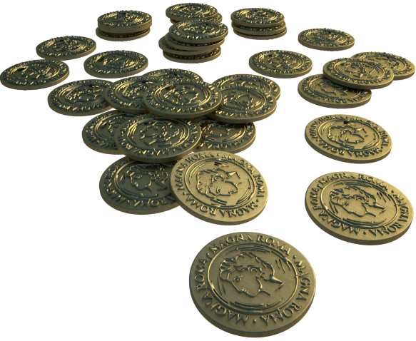 Magna Roma: Metal Coins Set