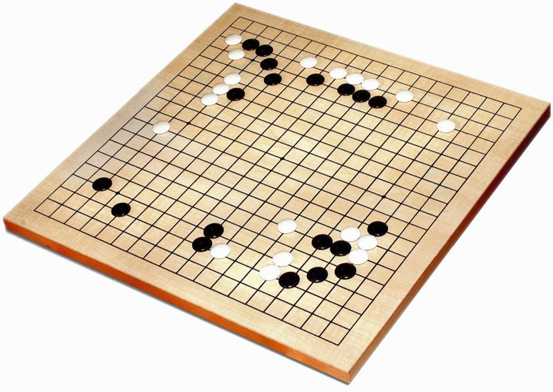 Jeu de Go: 12" en Bois avec Pierres en Plastique (anglais)
