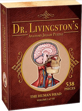 Dr. Livingston's Anatomy: Human Head (538 pièces)