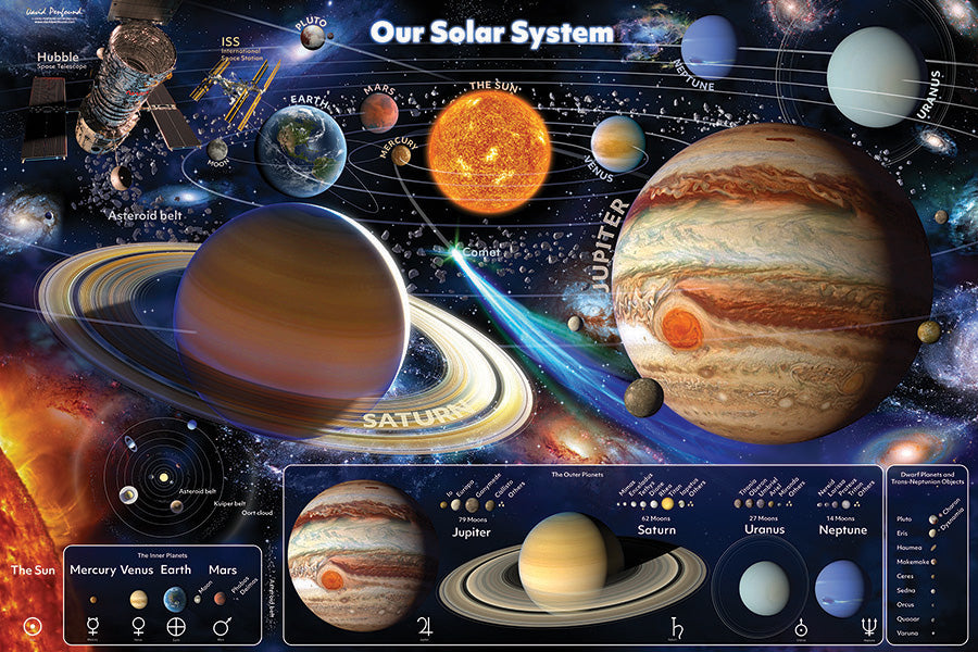 Our solar system: floor puzzles (48 piece)