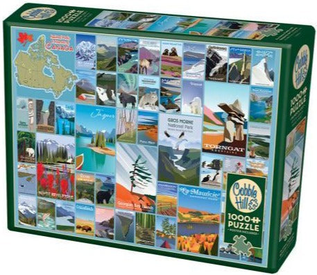 Canada national parks and reserves (1000 piece)