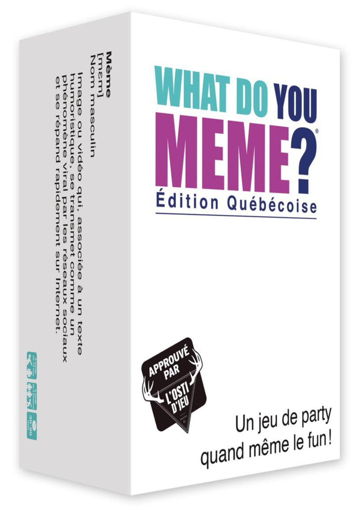 What Do You Meme?: Famille - Édition Québécoise (français) — La Pioche -  Boutique de jeux